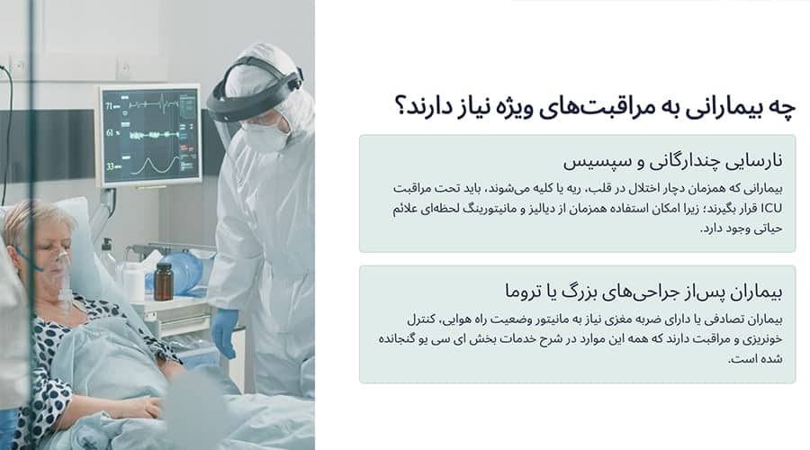 چه بیمارانی به مراقبت‌های ویژه نیاز دارند؟