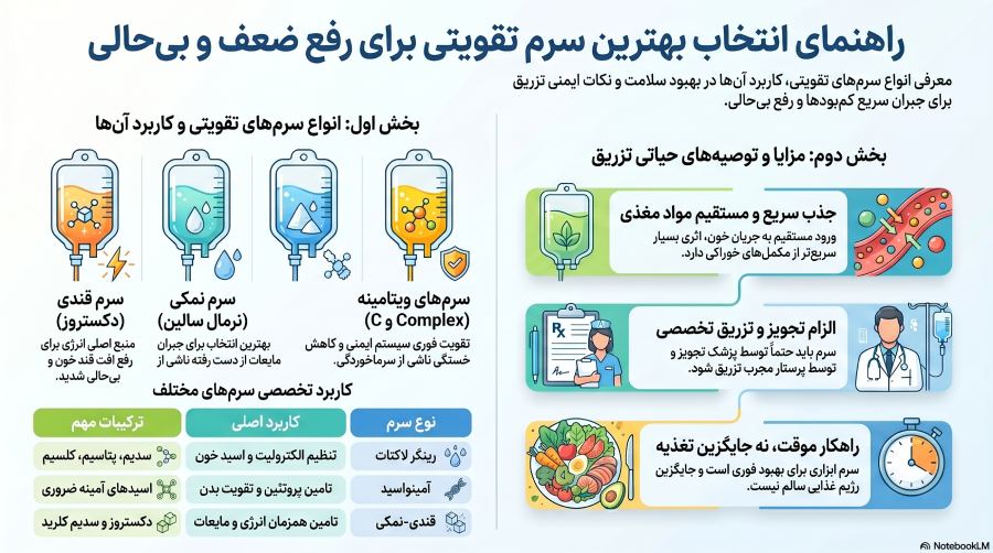 راهنمای انتخاب بهترین سرم تقویتی