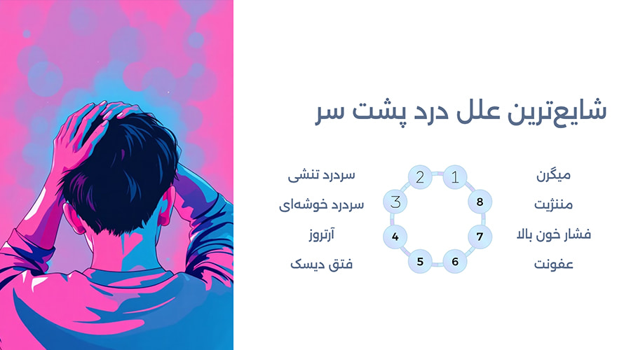 علت درد پشت سر