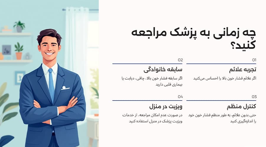 چه زمانی باید به پزشک مراجعه کرد؟