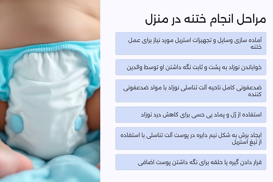 ختنه در منزل چگونه انجام می شود؟