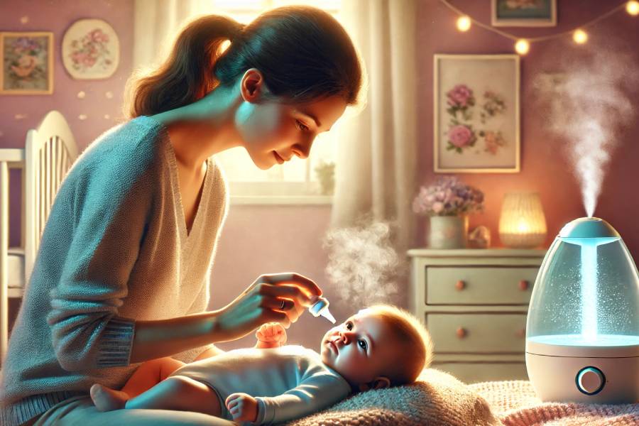 گرفتگی بینی نوزاد