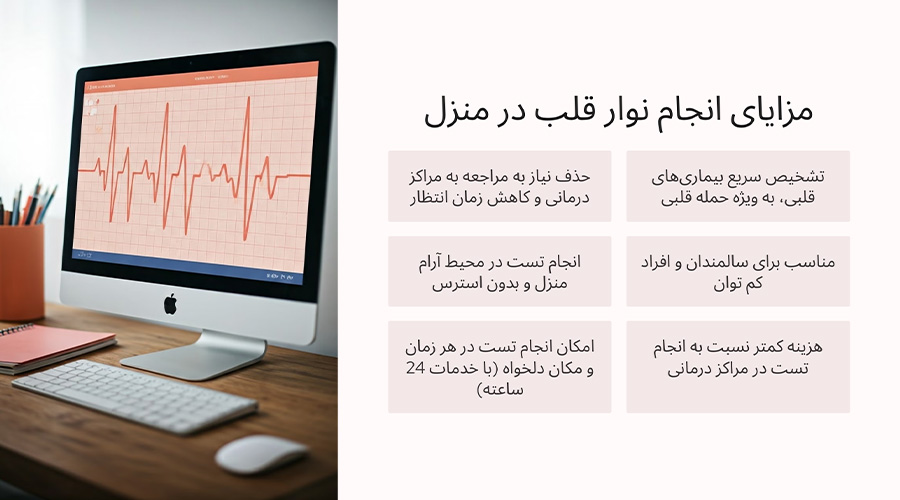 مزایای انجام نوار قلب در منزل