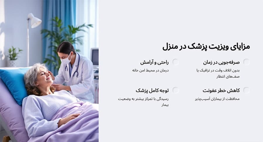 ویزیت پزشک در منزل در شهرک غرب