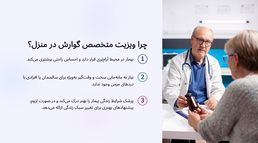 چرا ویزیت متخصص گوارش در منزل