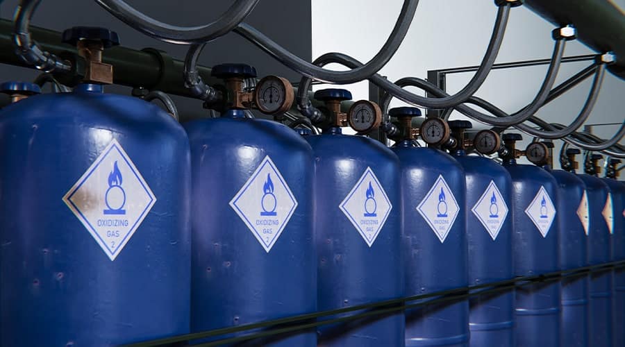 نکات ایمنی کپسول اکسیژن طبی، کپسول اکسیژن نکات ایمنی