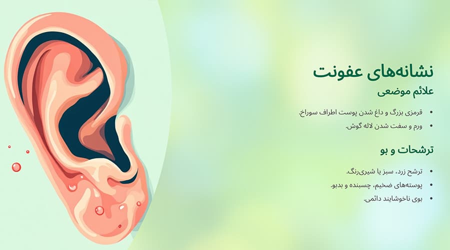 نشانه‌های عفونت گوش نوزاد