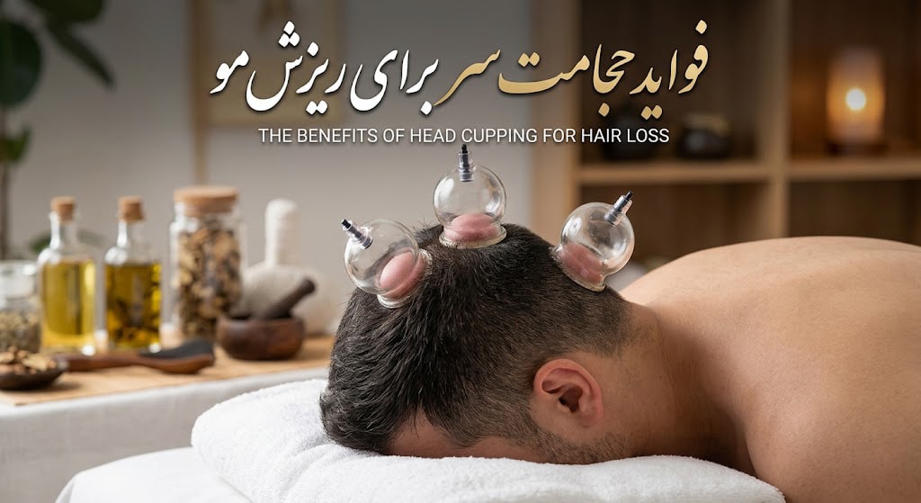 فواید حجامت سر برای ریزش مو