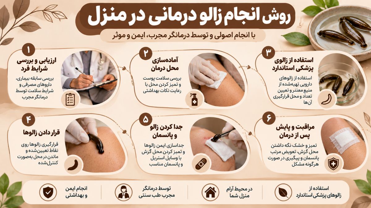 روش انجام زالو درمانی در منزل
