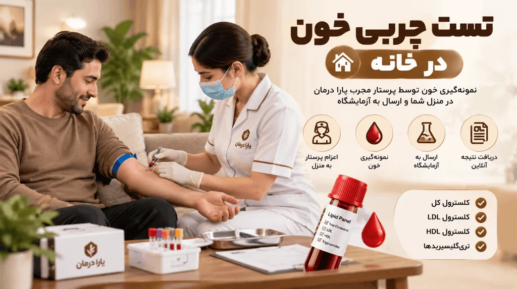 تست چربی خون در خانه